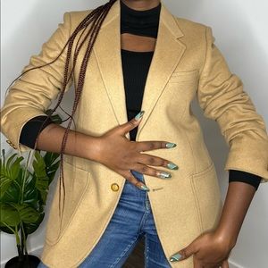 Stunning Camel Wool Blazer